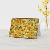 Beste Pop ooit - Birthday voor pap popcorn kaart (Gele Bloem)