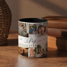 Beste Pop ooit Elegant Script 8 Foto Collage