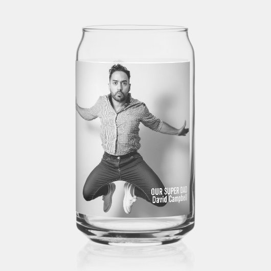 BESTE POP OOIT | Grappige Vaderdag Blikvorm Glas (Achterkant)