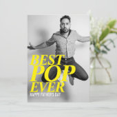 BESTE POP OOIT | Grappige Vaderdag Kaart (Staand voorkant)