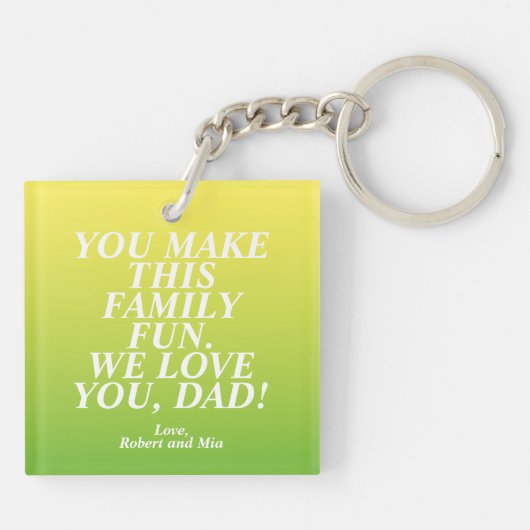 BESTE POP OOIT | Grappige Vaderdag Sleutelhanger (Achterkant)