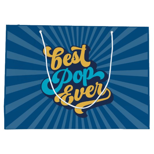 Beste Pop ooit Vaderdag Groot Cadeauzakje (Achterkant)