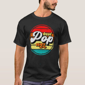 Beste Pop ooit Vaderdag Opa Retro  C T-shirt