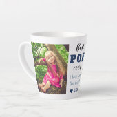 Beste Pop ooit van jullie houden 2 Foto Latte Mok (Linkerhoek)