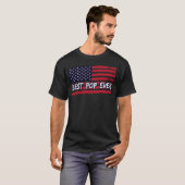 Beste Pop ooit van ons Flag Grandpa Fathers Day Gi T-shirt (Voorkant volledig)