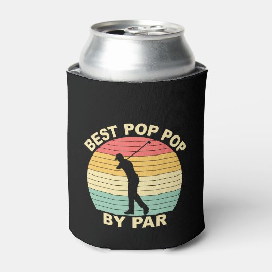 Beste Pop Pop By Par - Golfen Blikjeskoeler (Blikje Voorkant)