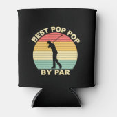 Beste Pop Pop By Par - Golfen Blikjeskoeler (Voorkant)