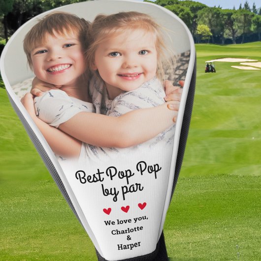 Beste Pop Pop door Par Creëer Unique Custom Foto Golfheadcover