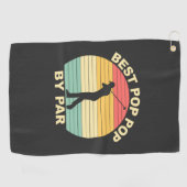 Beste Pop Pop door Par - Golfen Golfhanddoek (Horizontaal)
