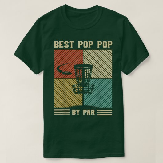 Beste Pop Pop door verreweg Mannen Golf Retro Suns T-shirt (Design voorkant)