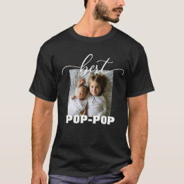 Beste POP-POP Foto Vaderdag T-Shirt