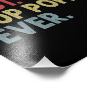 Beste Pop Pop ooit cadeau voor opa van kleinkinder Foto Afdruk (Hoek)