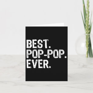 Beste Pop-pop ooit Family Fun Cool Poppop Kaart
