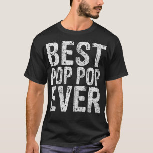 Beste Pop Pop ooit grappig kerstcadeau voor vader T-shirt