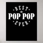 Beste Pop Pop ooit ontwerp - Pop Pop Poster (Voorkant)