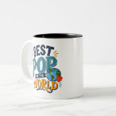 Beste Pop ter Wereld Foto Mok (Voorkant links)