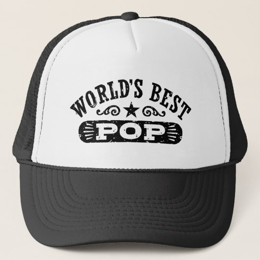 Beste Pop ter wereld Trucker Pet (Voorkant)