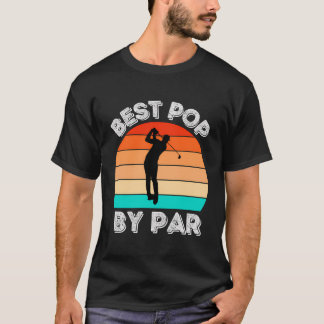 Beste Pop van par retro zonsondergang parodie T-shirt