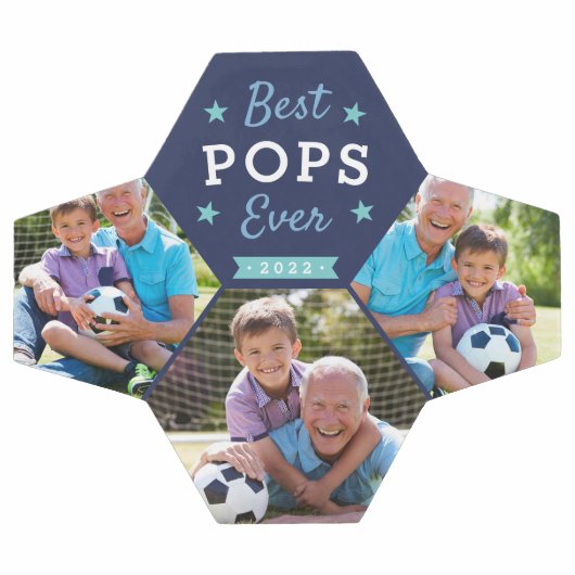 Beste Poppen ooit | Aangepaste foto op opa Voetbal (Enkel)