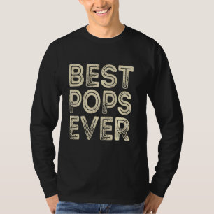 Beste Poppen ooit Funny Grandpa Vaderdag T-shirt