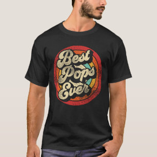 Beste Poppen ooit Funny Retro Grandpa Vaderdag T-shirt