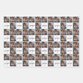 Beste Poppen per Vaderdag Inpakpapier Vel