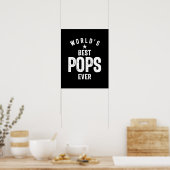 Beste Poppen van de wereld ooit | Grootvader Gift Poster (Keuken)