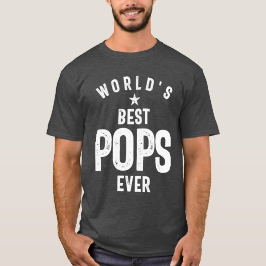 Beste Poppen van de wereld ooit | Grootvader Gift T-shirt (Voorkant)