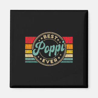 Beste Poppi ooit  Retro Vader&# s Day Gift Magneet