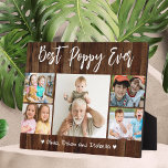 Beste Poppy ooit kleinkinderen 5 foto collage hout Fotoplaat<br><div class="desc">Creëer je eigen fotocadeau voor papaver met meerdere afbeeldingen kleinkinderen. Geef gepersonaliseerde opa geschenken met kleinkinderen namen om het een schattige aandenken te maken. De op maat gemaakte opa geschenken zijn perfect voor opa verjaardag,  vaderdag,  grootouders dag en kerst.</div>