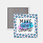 Beste populaire boodschap voor de elegante moderne magneet (Voorkant / Achterkant)