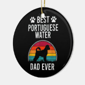 Beste Portugese DAD-Hondenliefhebber ooit Keramisch Ornament (Links)