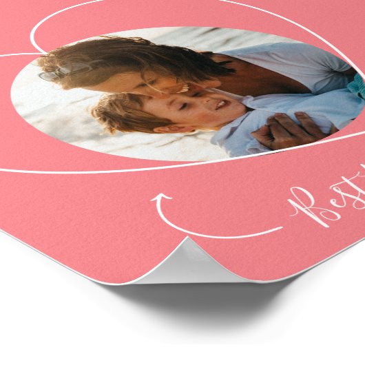 Beste Poster voor het hart van mama ooit (Hoek)