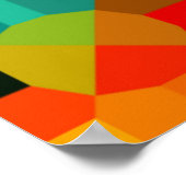 BESTE POSTERS - RAINBOW GEOMETRIC ART - GIFTS (Hoek)