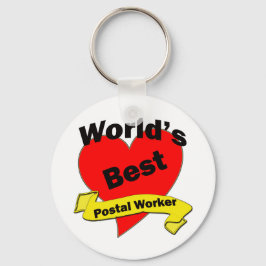Beste postwerker ter wereld sleutelhanger