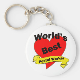 Beste postwerker ter wereld sleutelhanger