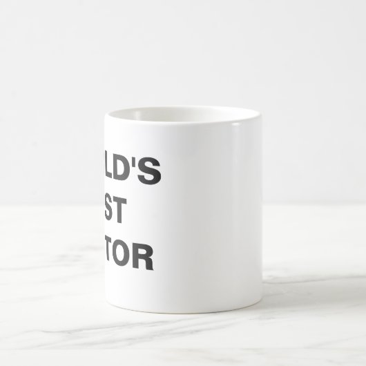 Beste predikant ter wereld koffiemok (Center)