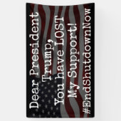 Beste President-Trump-protest Rally Banner (Verticaal)