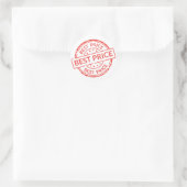 Beste prijs verkoop ronde sticker (Tas)