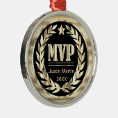 Beste prijs voor Gold en zwarte medaille Metalen Ornament (Rechts)