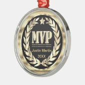 Beste prijs voor Gold en zwarte medaille Metalen Ornament (Links)