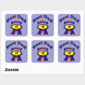 Beste prijs voor papa vierkante sticker (Vel)