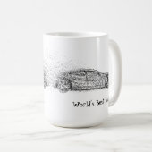 Beste prijs voor vader van auto Voertuig World Koffiemok (Voorkant rechts)