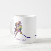 Beste prijs voor vader van hockey Player World Koffiemok (Voorkant links)