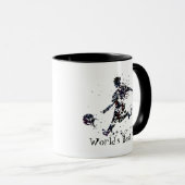 Beste prijs voor vader van voetbalspeler mok (Voorkant rechts)