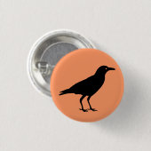 Beste prijs-zwarte-crèmehalloween ronde button 3,2 cm (Voorkant /achterkant)