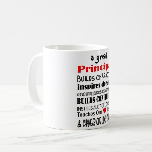 Beste Principals Koffiemok (Voorkant links)