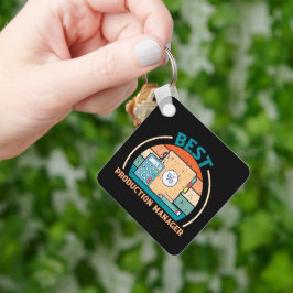 Beste Productiemanager - Retro Style Sleutelhanger
