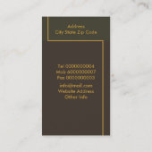 Beste professionele Visitekaartjes (Achterkant)