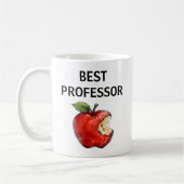 BESTE PROFESSOR Apple Educator Cadeau Koffiemok (Links)